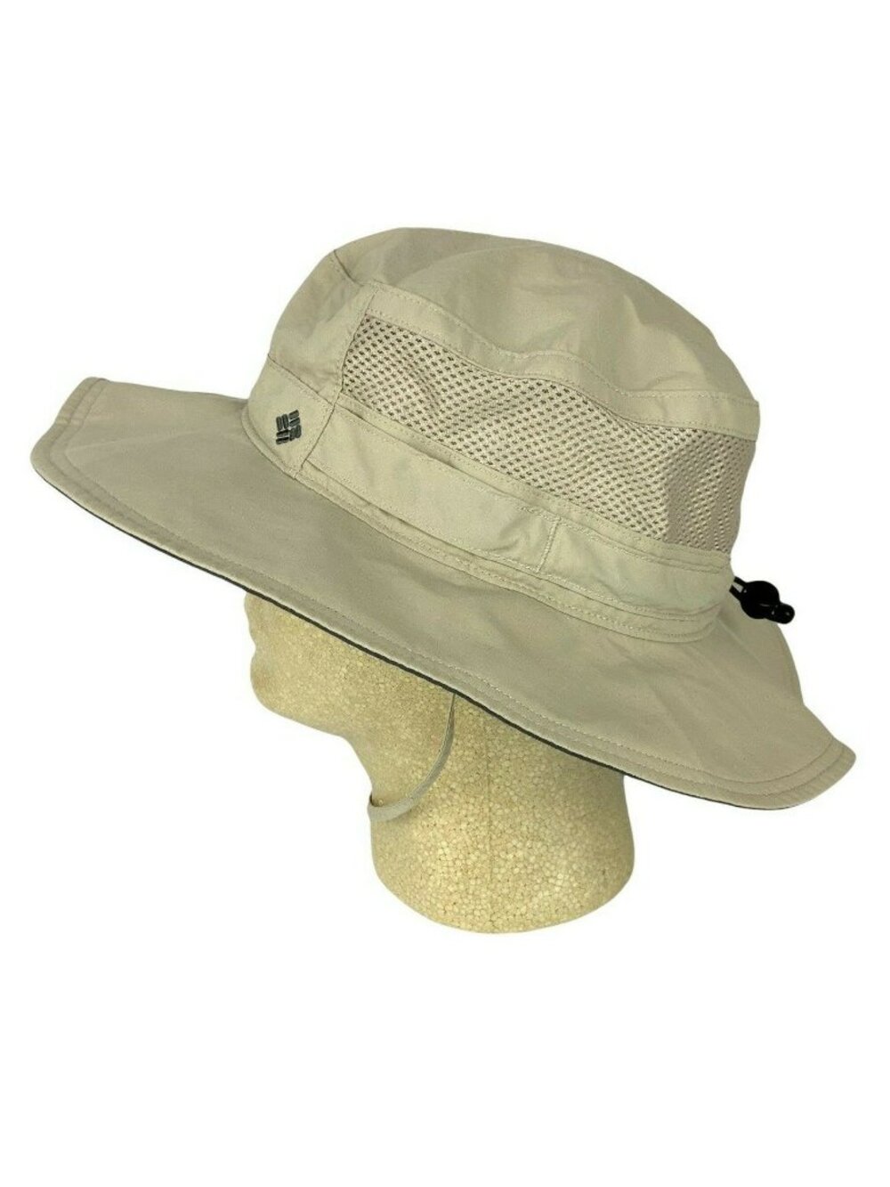 Columbia Bora Bora II Booney Hat Unisex Packable Sun Protection Beige Adjustable - Picture 4 of 9